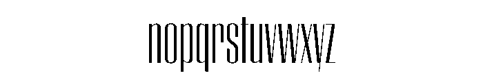 WorkhorseEmpire BookCondensed Instance Font LOWERCASE