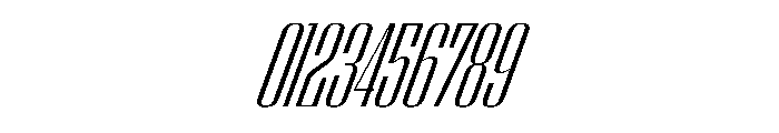 WorkhorseEmpire BookCondensedOblique Instance Font OTHER CHARS
