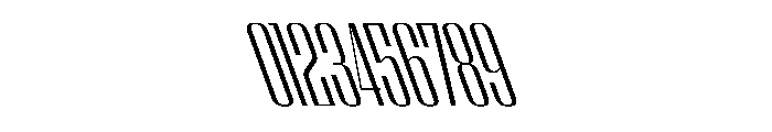 WorkhorseEmpire BookCondensedReverseOblique Instance Font OTHER CHARS