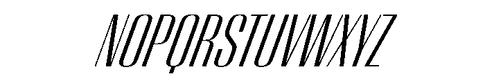 WorkhorseEmpire BookOblique Instance Font UPPERCASE