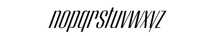 WorkhorseEmpire BookOblique Instance Font LOWERCASE