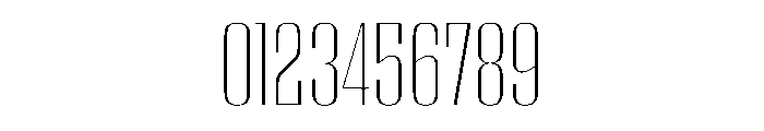 WorkhorseEmpire ExtraLight Instance Font OTHER CHARS