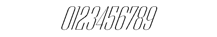 WorkhorseEmpire ExtraLightOblique Instance Font OTHER CHARS