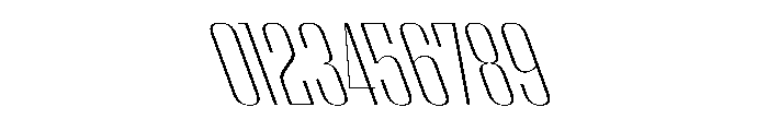 WorkhorseEmpire ExtraLightReverseOblique Instance Font OTHER CHARS