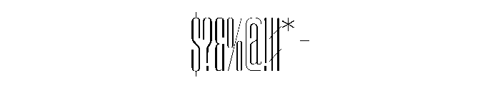 WorkhorseEmpire LightCompressed Instance Font OTHER CHARS