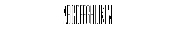 WorkhorseEmpire LightCompressed Instance Font UPPERCASE