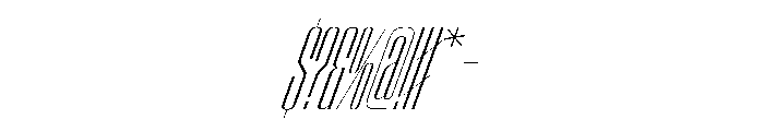 WorkhorseEmpire LightCompressedOblique Instance Font OTHER CHARS