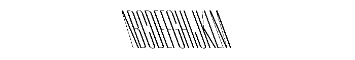 WorkhorseEmpire LightCompressedReverseOblique Instance Font UPPERCASE
