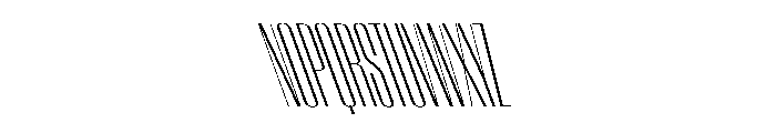 WorkhorseEmpire LightCompressedReverseOblique Instance Font UPPERCASE
