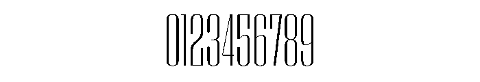 WorkhorseEmpire LightCondensed Instance Font OTHER CHARS