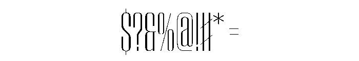 WorkhorseEmpire LightCondensed Instance Font OTHER CHARS