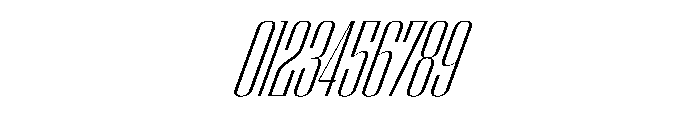 WorkhorseEmpire LightCondensedOblique Instance Font OTHER CHARS