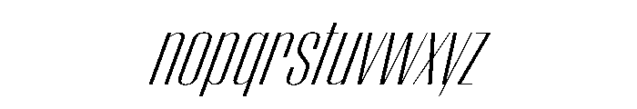 WorkhorseEmpire LightOblique Instance Font LOWERCASE