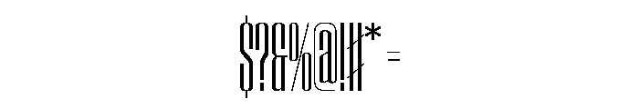 WorkhorseEmpire MediumCompressed Instance Font OTHER CHARS