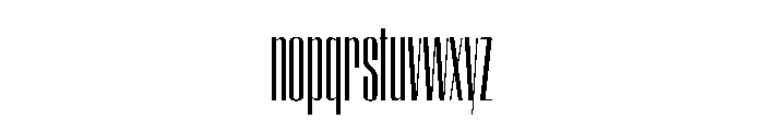 WorkhorseEmpire MediumCompressed Instance Font LOWERCASE