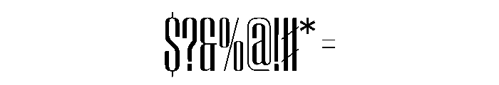 WorkhorseEmpire MediumCondensed Instance Font OTHER CHARS