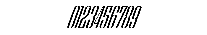 WorkhorseEmpire MediumCondensedOblique Instance Font OTHER CHARS
