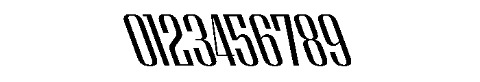 WorkhorseEmpire MediumReverseOblique Instance Font OTHER CHARS