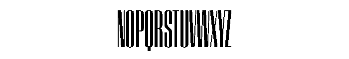 WorkhorseEmpire SemiboldCompressed Instance Font UPPERCASE