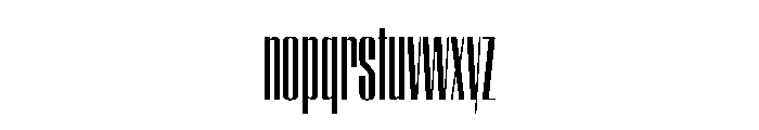 WorkhorseEmpire SemiboldCompressed Instance Font LOWERCASE