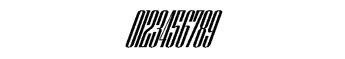 WorkhorseEmpire SemiboldCompressedOblique Instance Font OTHER CHARS