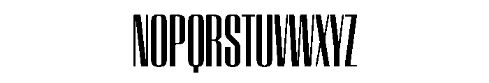 WorkhorseEmpire SemiboldCondensed Instance Font UPPERCASE