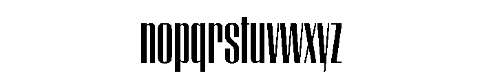WorkhorseEmpire SemiboldCondensed Instance Font LOWERCASE