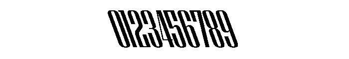 WorkhorseEmpire SemiboldCondensedReverseOblique Instance Font OTHER CHARS