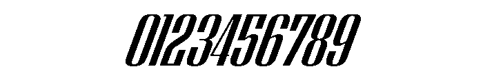 WorkhorseEmpire SemiboldOblique Instance Font OTHER CHARS