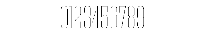 WorkhorseEmpire Thin Instance Font OTHER CHARS