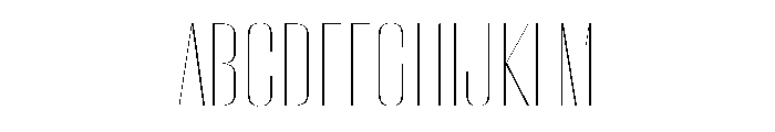 WorkhorseEmpire Thin Instance Font UPPERCASE