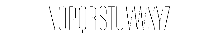 WorkhorseEmpire Thin Instance Font UPPERCASE