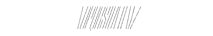 WorkhorseEmpire ThinCompressedOblique Instance Font UPPERCASE