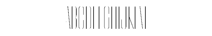 WorkhorseEmpire ThinCondensed Instance Font UPPERCASE