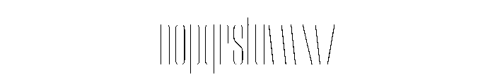 WorkhorseEmpire ThinCondensed Instance Font LOWERCASE