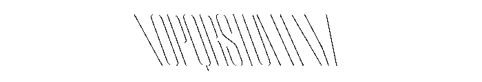 WorkhorseEmpire ThinCondensedReverseOblique Instance Font UPPERCASE