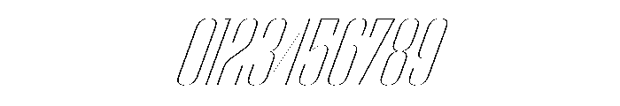 WorkhorseEmpire ThinOblique Instance Font OTHER CHARS