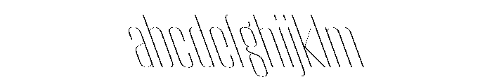 WorkhorseEmpire ThinReverseOblique Instance FONT