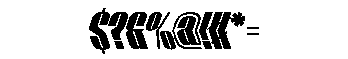 WorkhorseEmpireFold BlackReverseObliqueAlt Instance Font OTHER CHARS