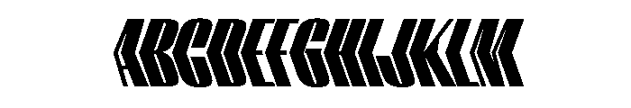 WorkhorseEmpireFold BlackReverseObliqueAlt Instance Font UPPERCASE
