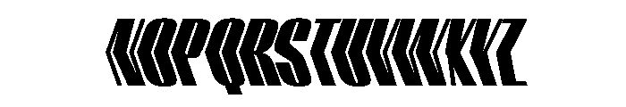 WorkhorseEmpireFold BlackReverseObliqueAlt Instance Font LOWERCASE