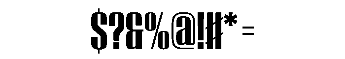 WorkhorseEmpireFold Bold Instance Font OTHER CHARS