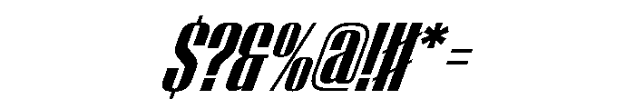 WorkhorseEmpireFold BoldOblique Instance Font OTHER CHARS
