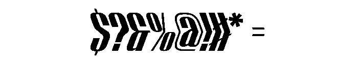 WorkhorseEmpireFold BoldObliqueAlt Instance Font OTHER CHARS