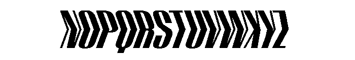WorkhorseEmpireFold BoldObliqueAlt Instance Font UPPERCASE