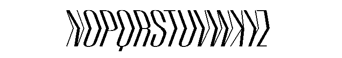 WorkhorseEmpireFold BookObliqueAlt Instance Font UPPERCASE