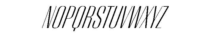 WorkhorseEmpireFold LightOblique Instance Font LOWERCASE