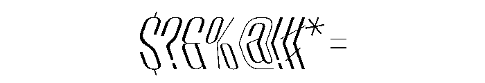 WorkhorseEmpireFold LightReverseObliqueAlt Instance Font OTHER CHARS