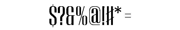 WorkhorseEmpireFold Medium Instance Font OTHER CHARS