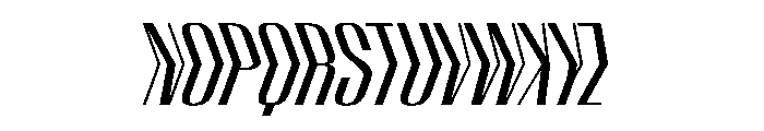 WorkhorseEmpireFold MediumObliqueAlt Instance Font UPPERCASE